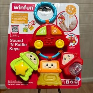 Brand New Toy WinFun Noise & Rattle Key Tested Works Plays Music And Noises 3+m